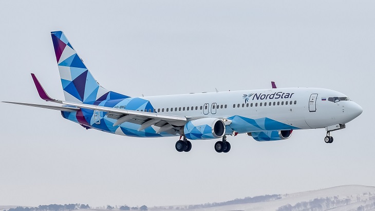 Авиакомпания NordStar выполнила первый рейс  Москва - Нижнекамск - Москва