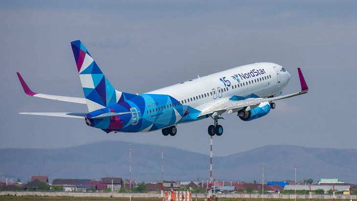 Авиакомпания NordStar выполнила первый рейс по новому направлению Норильск – Новосибирск – Уфа 